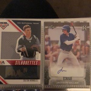 Colton Wombles and Jackson Miller Rookie Cards